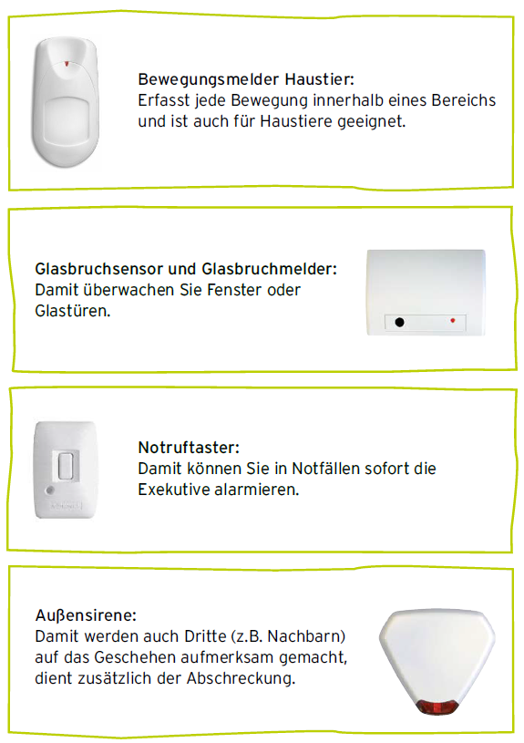 aon alarm erweiterungen